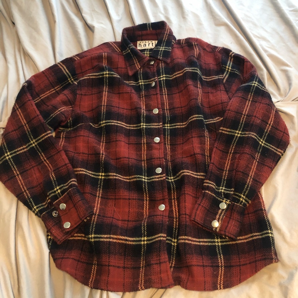 Vintage plaid flannel